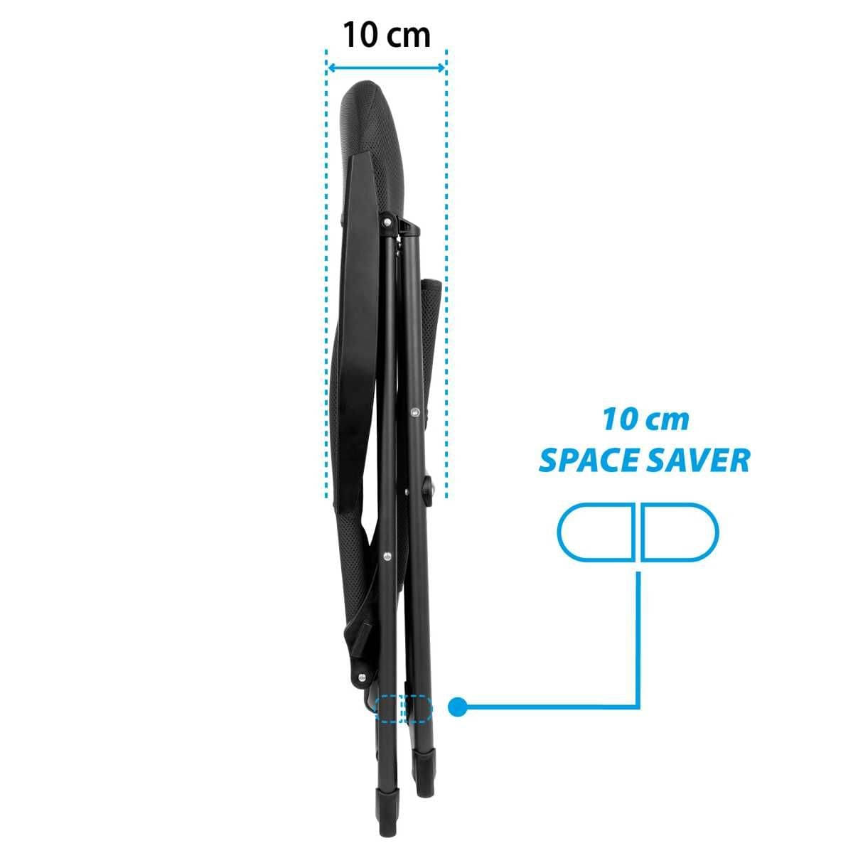 BRUNNER Campingstuhl SKYE 3D RT Schwarz 2er-Set - 0404060N.C09