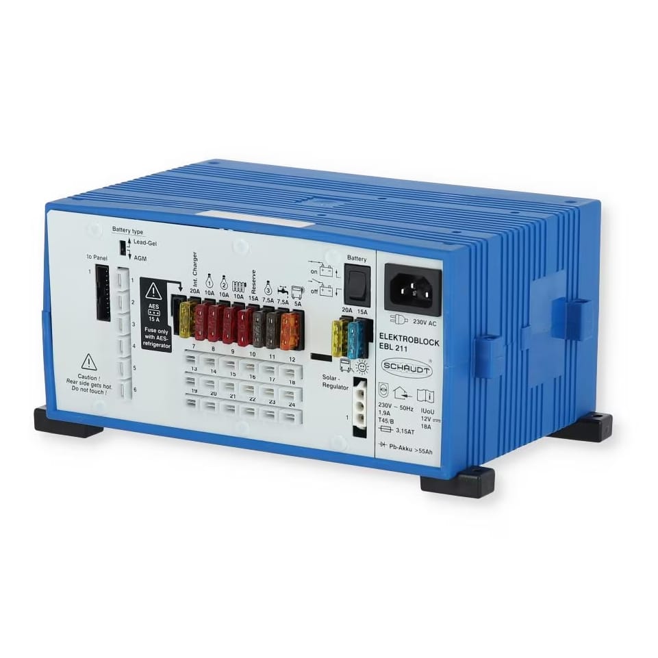 LIPPERT SCHAUDT Elektroblock EBL 211 mit Kontrolltafel SCHAUDT Elektroblock EBL 211 mit Kontrolltafel 9990321