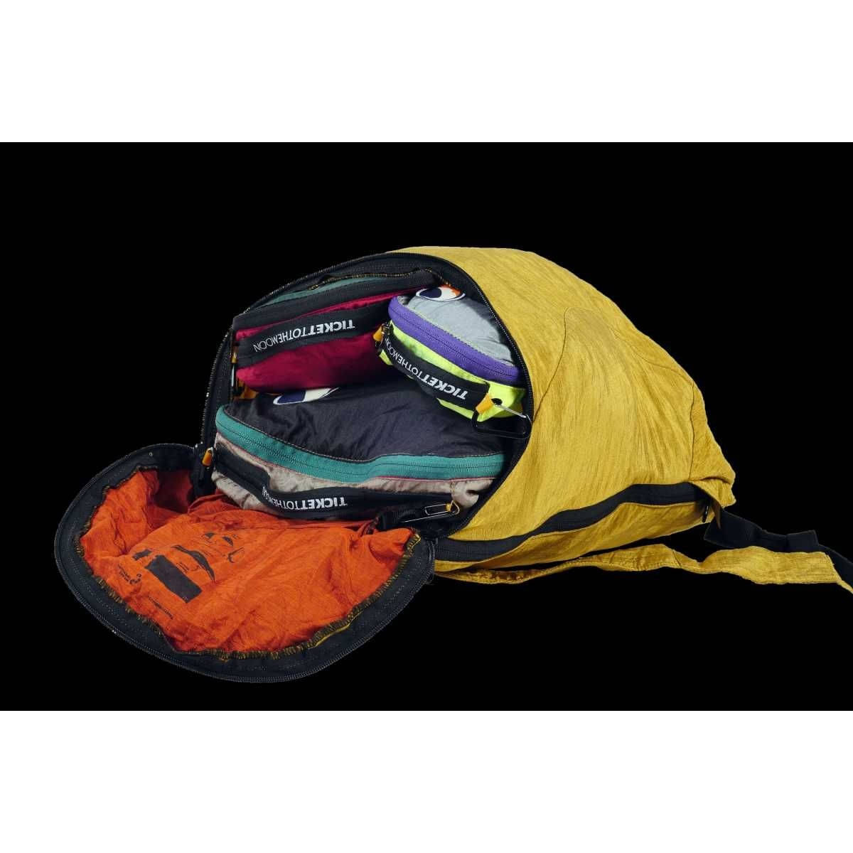 TICKET TO THE MOON King Size Hammock Haengematte Burgundy - Dark Yellow inkl. Moon Straps - TMK3437 TMSTRAP