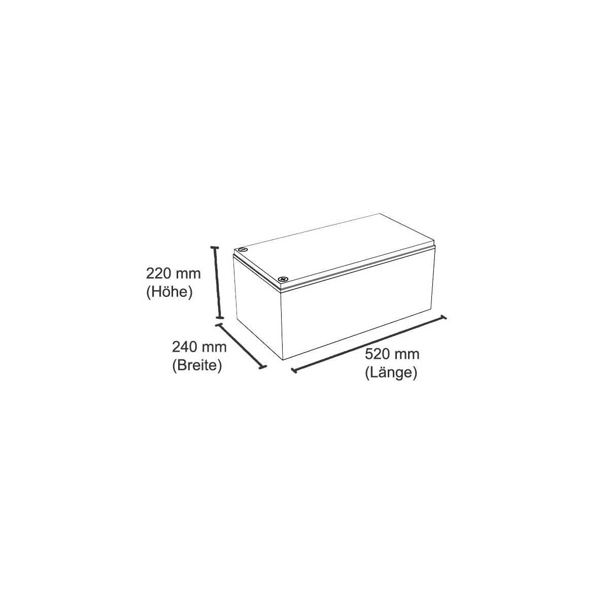 BULLTRON Lithium-Batterie POLAR 230Ah 24V inkl. BMS 250A Dauerstrom - App - LI230B250-24-P