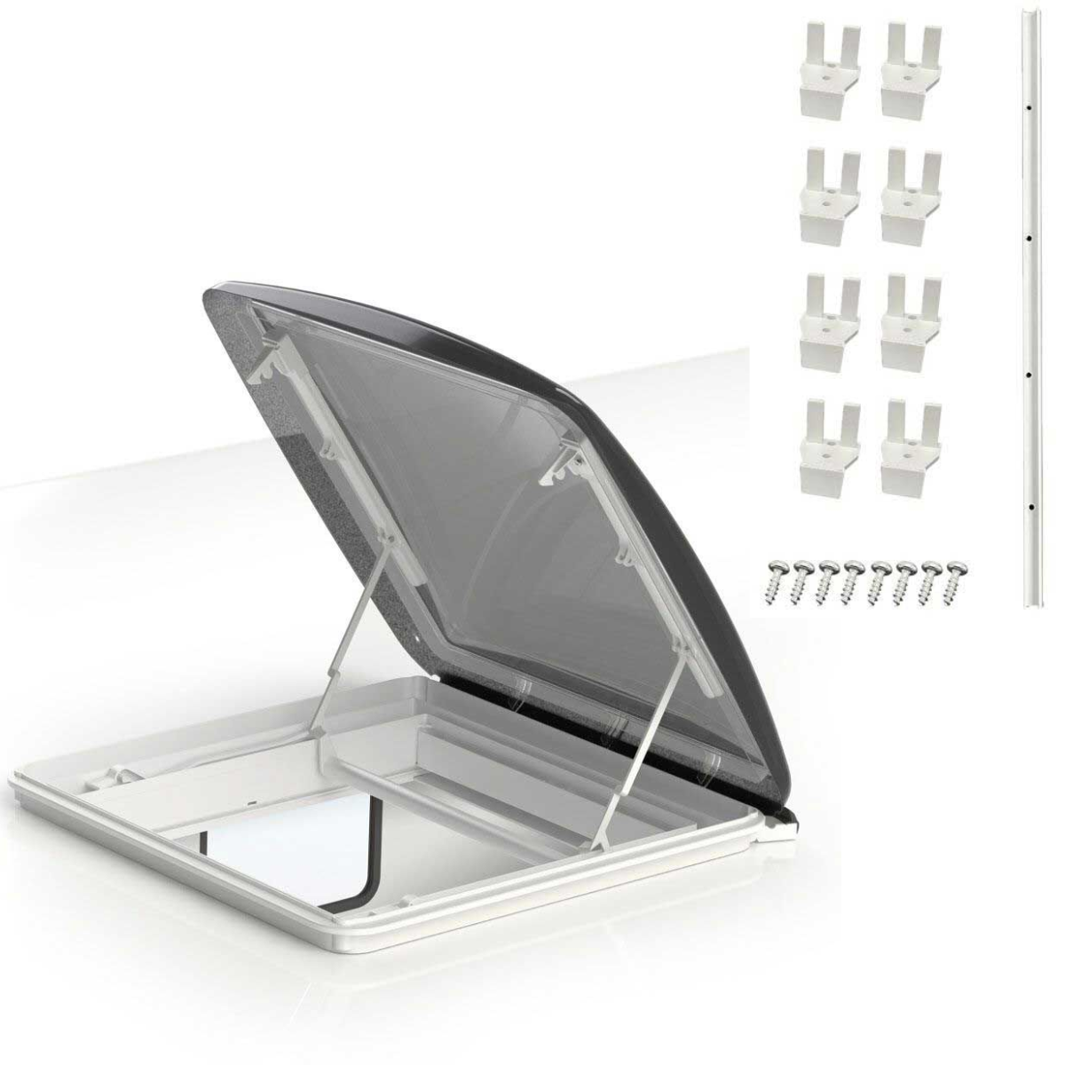 PremTec Dachhaube roofSTAR 4 mit LED motorisiert Dachstärke 33-45 mm ohne Zwangsbelüftung PremTec Dachhaube roofSTAR 4 mit LED motorisiert Dachstaerke 33-45 mm ohne Zwangsbelueftung - 7144016N 7144020N