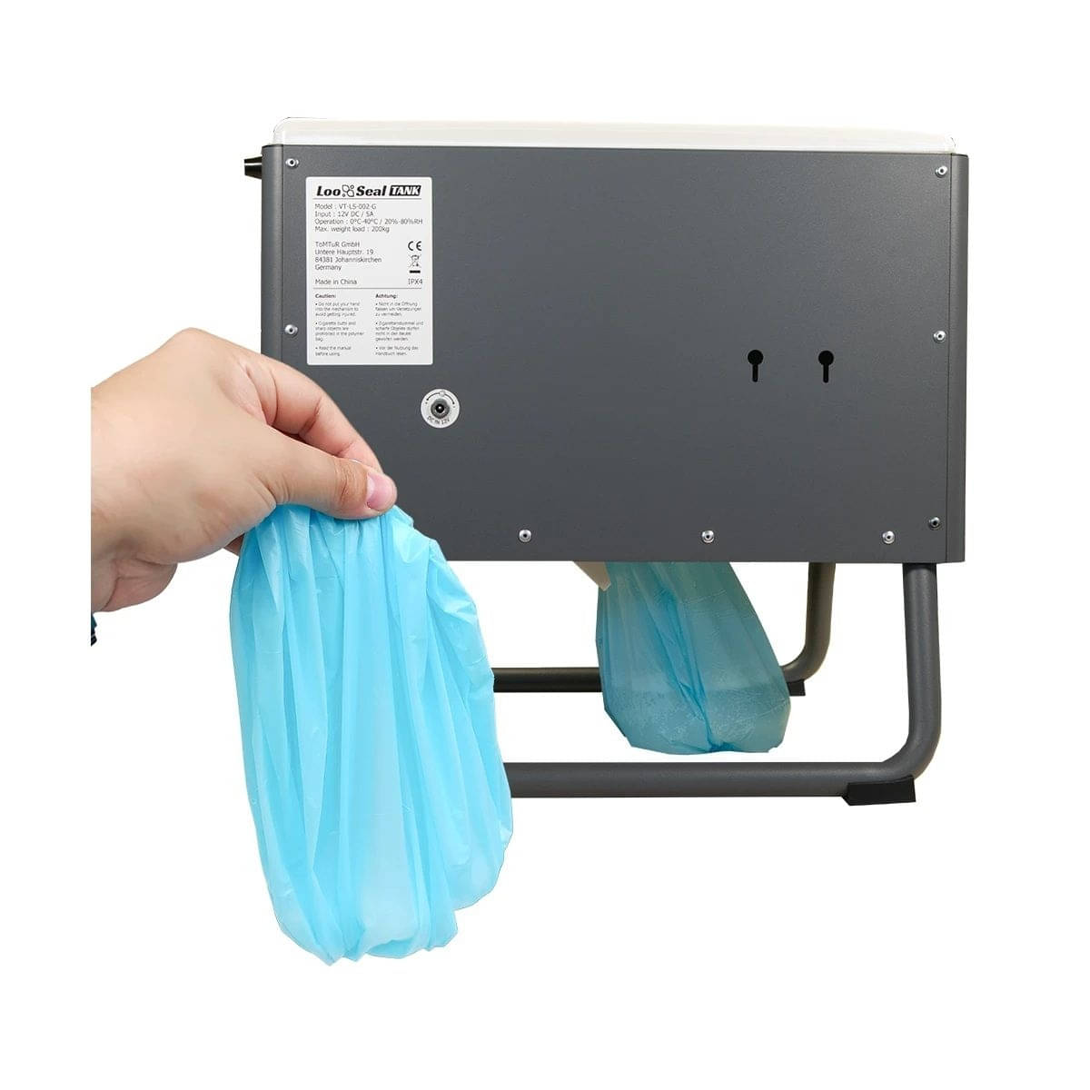 LooSeal TANK mobile Verschweisser-Toilette mit Akku - Heavy Duty- Grau - VT-LS-002-G