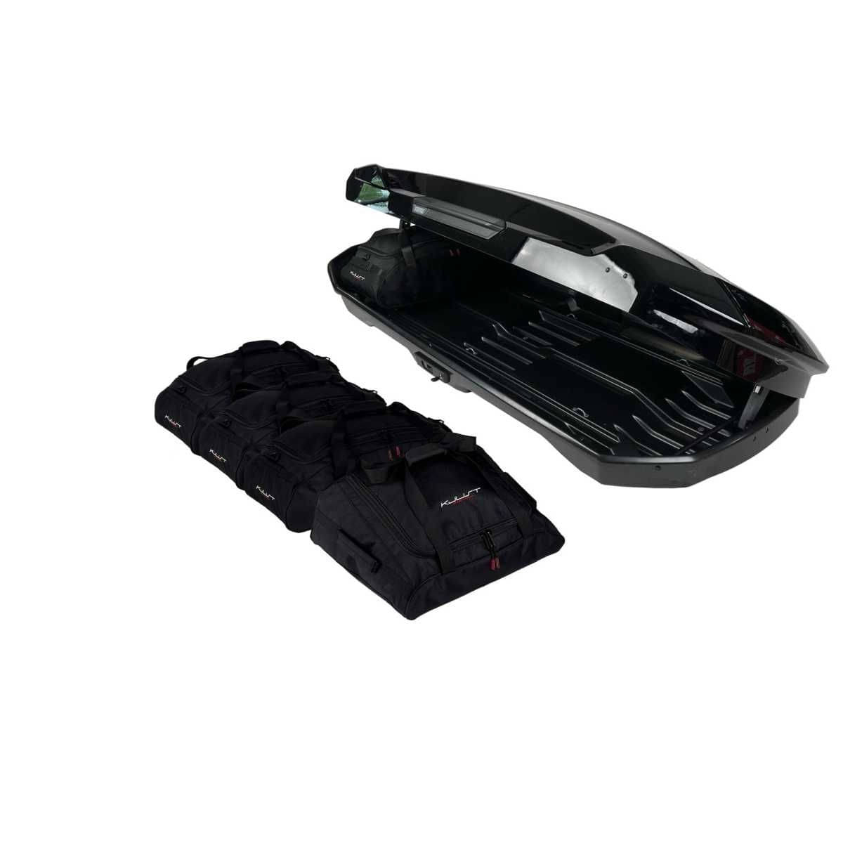 KJUST Dachboxen Taschen Set fuer Dachbox THULE MOTION 3 XL LOW 5er-Set - 13173