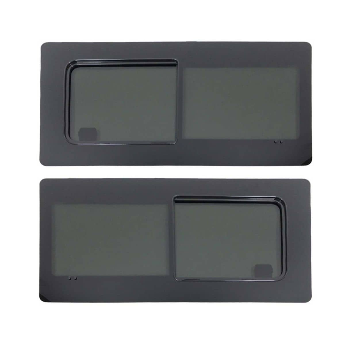 OMAC Seitenfenster Schiebefenster für VW T4 L1/L2 Bj. 1990-2003 2er-Set Vorne Links/Rechts OMAC Seitenfenster Schiebefenster fuer VW T4 L1-L2 Bj. 1990-2003 2er-Set Vorne Links-Rechts - G002399