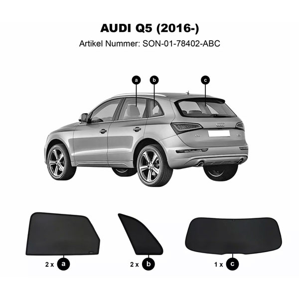 Sonniboy ClimAir Sonnenschutz Audi Q5 FY Bj. 2017-