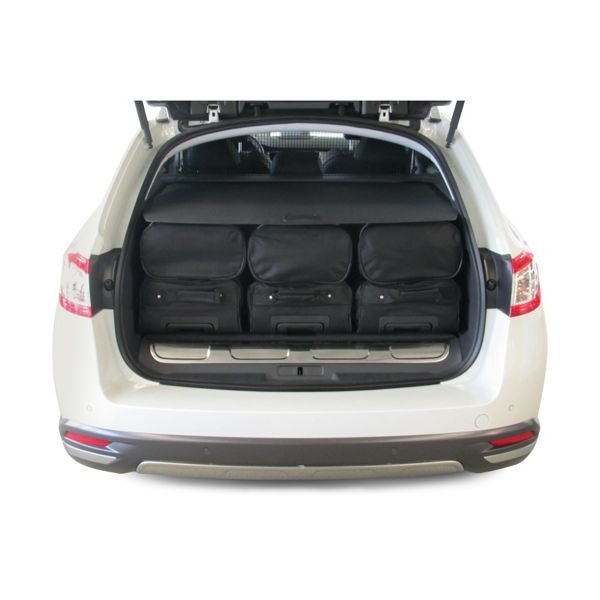 Car Bags P10801S Peugeot 508 RXH HYbrid 4 Bj 12- Reisetaschen Set- Auf Ihr Auto massgeschneidert- Das Original