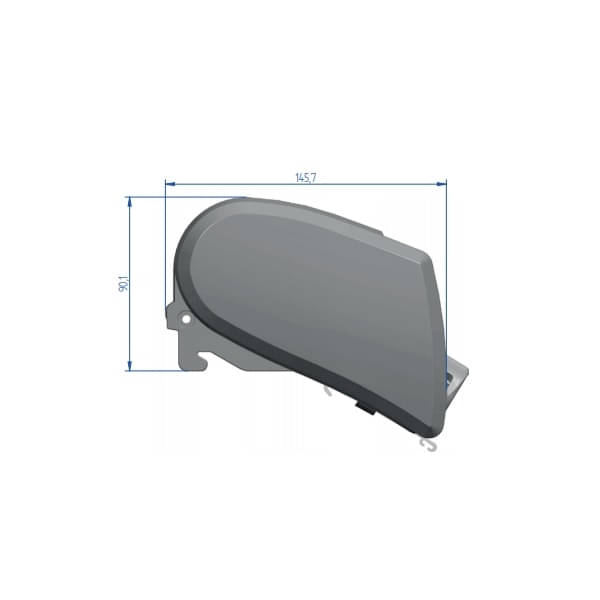 Markise THULE Omnistor 6300 Saphir blau 500 cm Gehaeuse eloxiert 302291