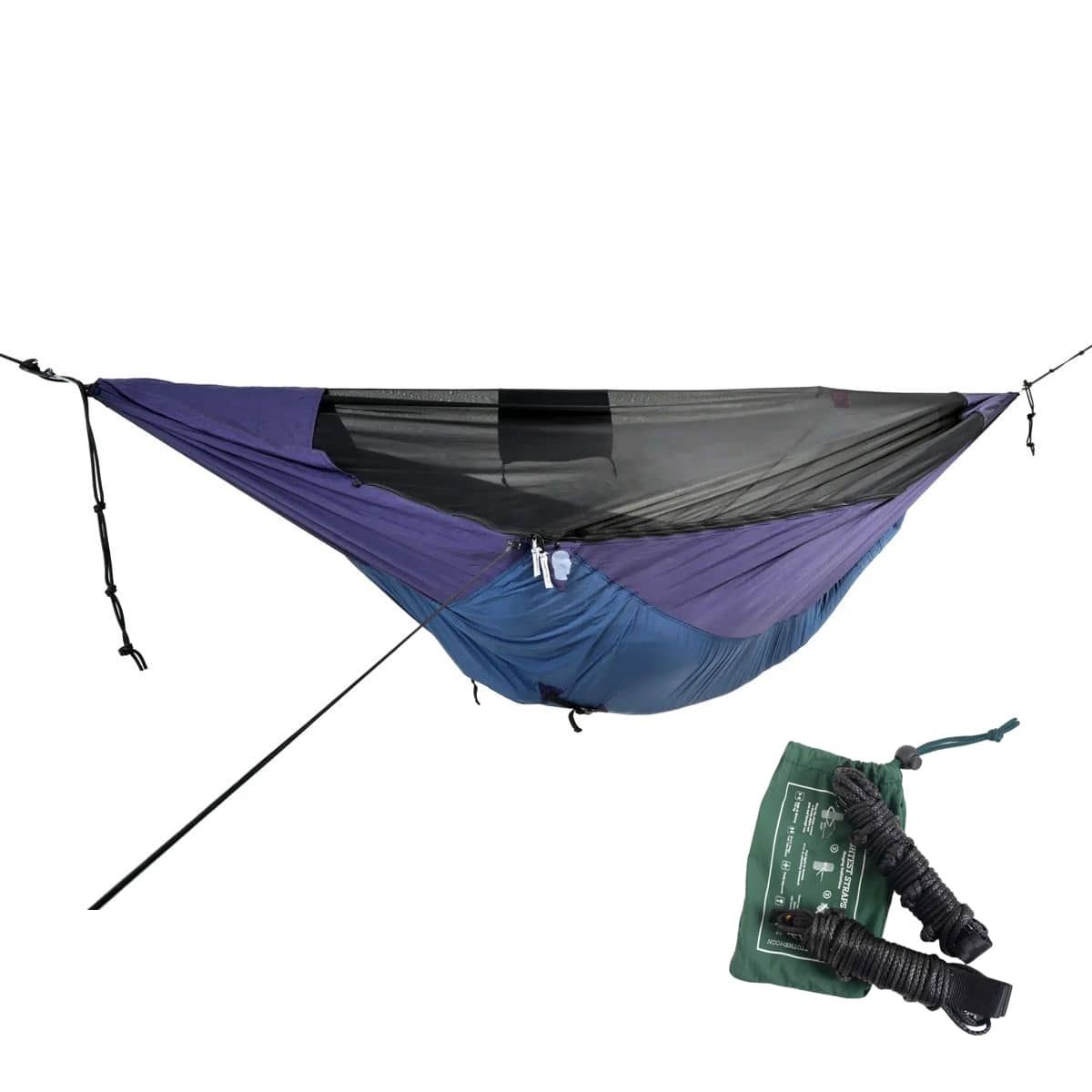 TICKET TO THE MOON ProMat Hammock Hängematte Navy Blue inkl. Lightest Straps TICKET TO THE MOON ProMat Hammock Haengematte Navy Blue inkl. Lightest Straps - TMPROMAT06 TMLSTRAP