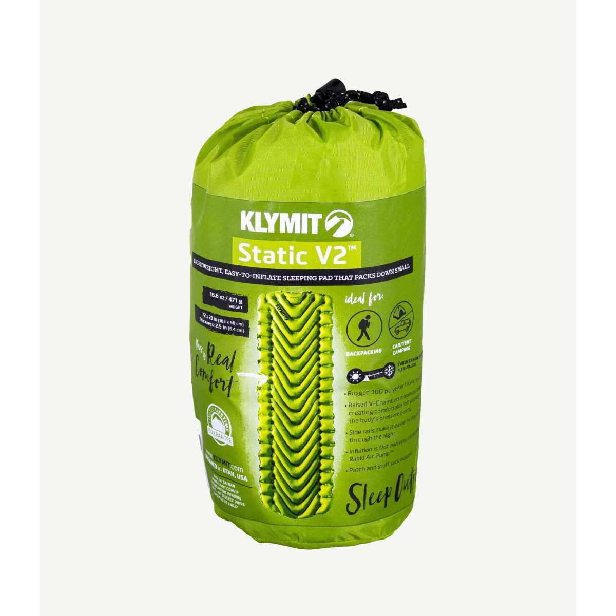 KLYMIT STATIC V2 Isomatte Hellgruen - 06S2GR03C