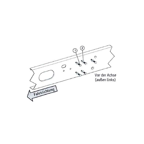 Easydriver Adapter Reich 227-21501s AL-KO M-Chassis 1900-2000 kg