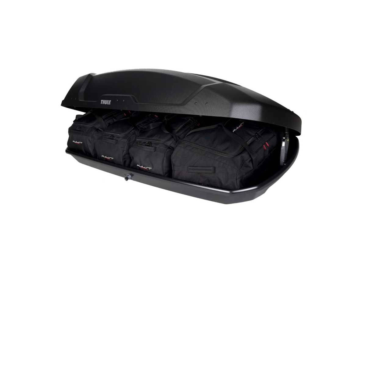 KJUST Dachboxen Taschen Set fuer Dachbox THULE FORCE XT L 4er-Set - 13151