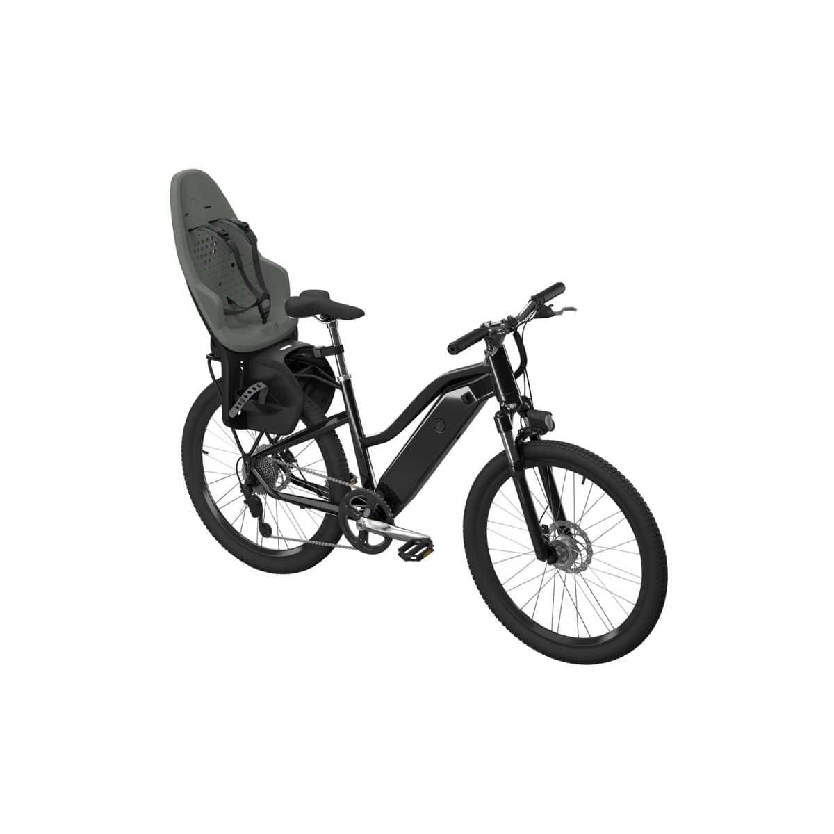 THULE Yepp 2 Maxi MIK HD Fahrradkindersitz Gepäckträger Agave - geprüfte Retoure THULE Yepp 2 Maxi MIK HD Fahrradkindersitz Gepaecktraeger Agave - 12021405