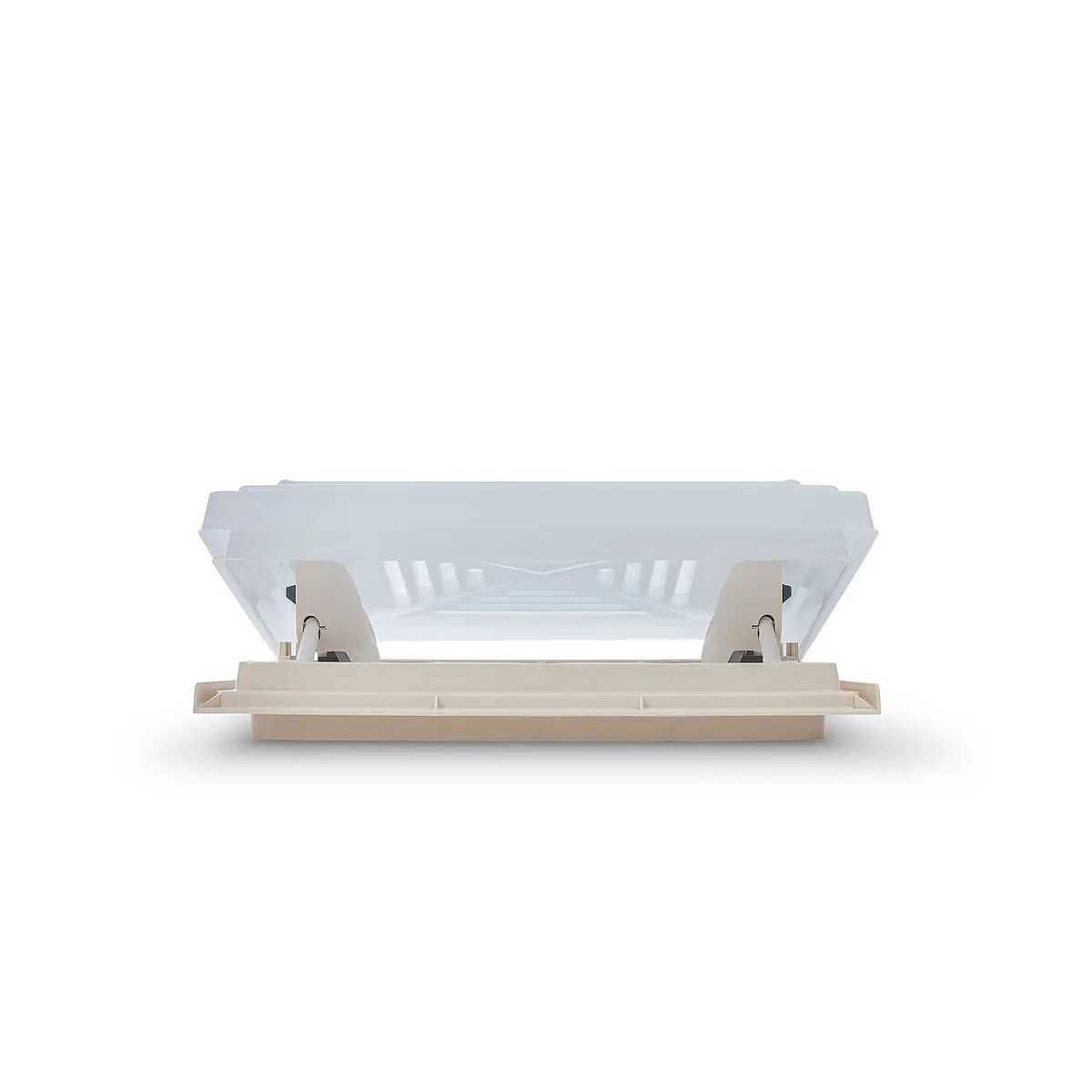 MPK Dachhaube Modell 42 Ausschnitt 40 x 40 cm beige mit Fliegennetz und Rollo - 420VNRB-KV