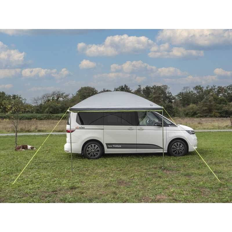 REIMO TENT Sonnenvordach PALM BEACH 2 - 300 x 240 cm - Grau-Lime - 900152