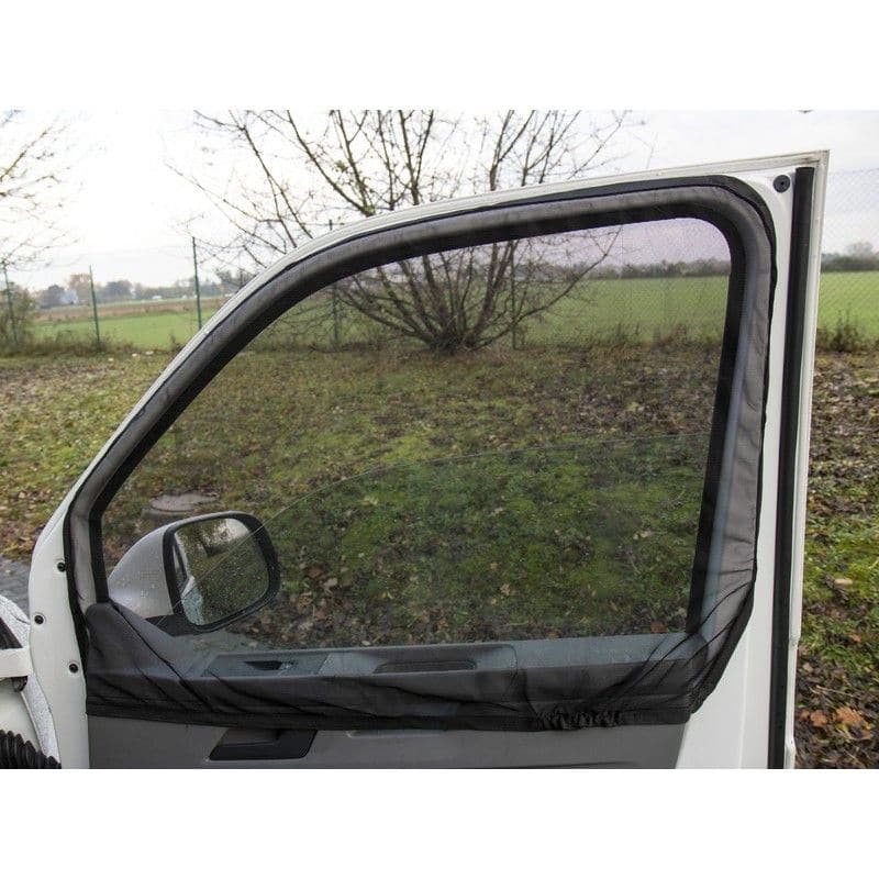 CARBEST muggennet magneet cabineramen Ford Transit vanaf bouwjaar 2014 Moskitonetz CARBEST Magnet Fahrerhausfenster Ford Transit ab Bj. 2014 461310