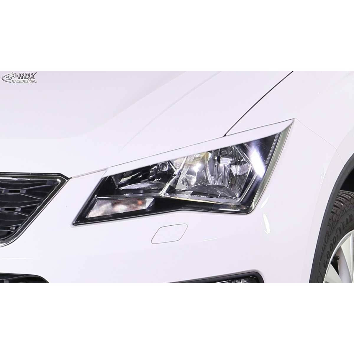 RDX Racedesign Scheinwerferblenden Boeser Blick fuer SEAT Ateca - CUPRA Ateca 5FP Bj. 2016-2021 - RDSB175