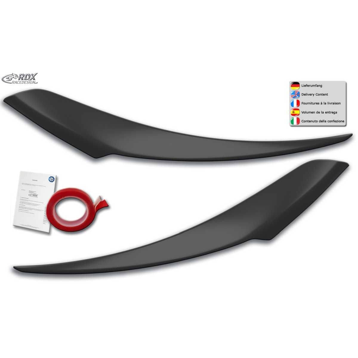 RDX Racedesign Scheinwerferblenden Boeser Blick fuer HYUNDAI Tucson TL-TLE Bj. 2018-2020 - RDSB189