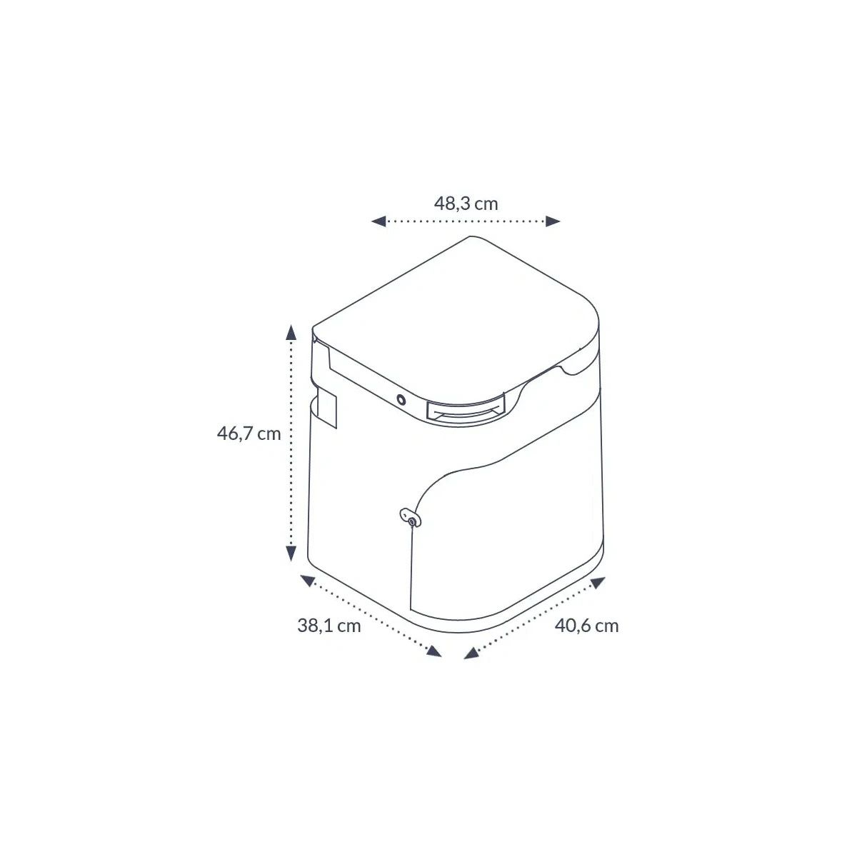 OGO® Origin -Version 4- Kompakte Komposttoilette mit elektrischem Ruehrwerk TT-OGO-004