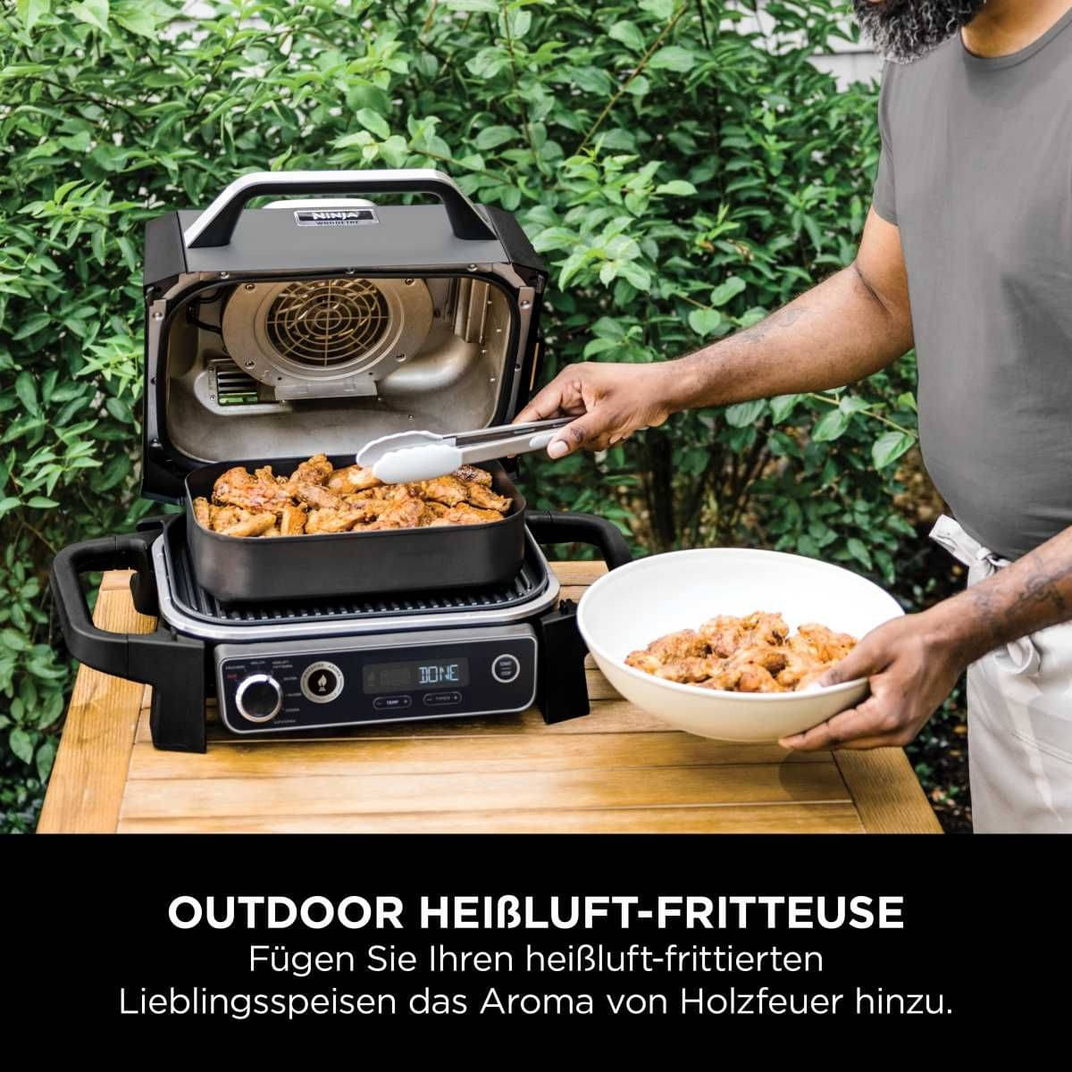 NINJA Woodfire - Elektrischer Outdoor Grill & Smoker NINJA Woodfire - Elektrischer Outdoor Grill - Smoker - OG701EU