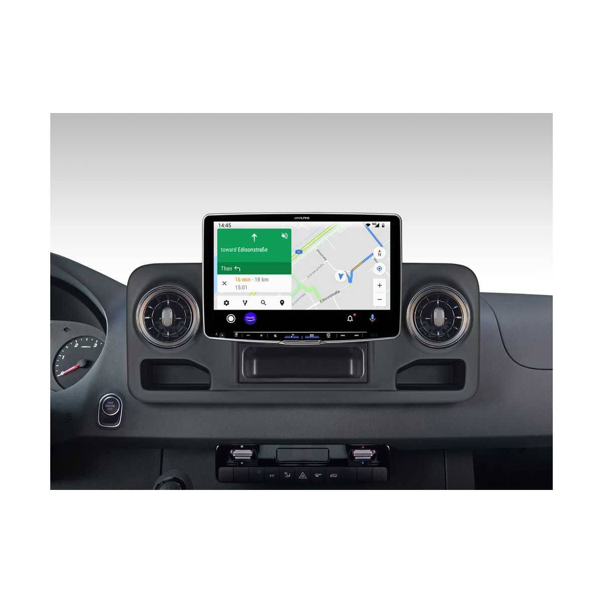 ALPINE HALO 11 Digital-Media-Station MB Sprinter 907-910 iLX-F115S907