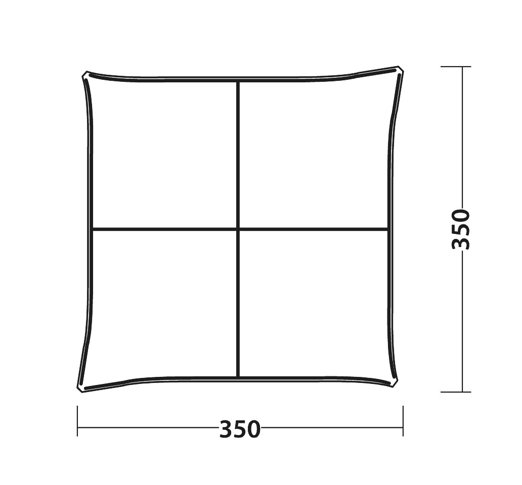 Outwell Pavillon Summer Lounge L 350 x 350 cm - 111371