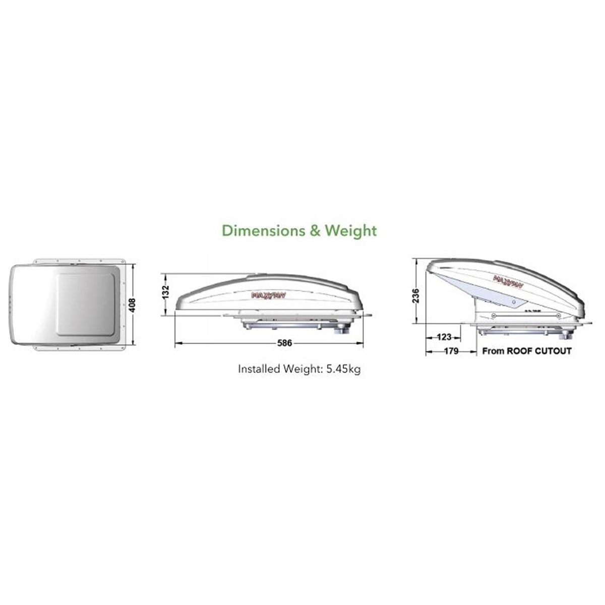 MAXXAIR MaxxFan Deluxe Dachluefter transparent MFD 7500KI40T