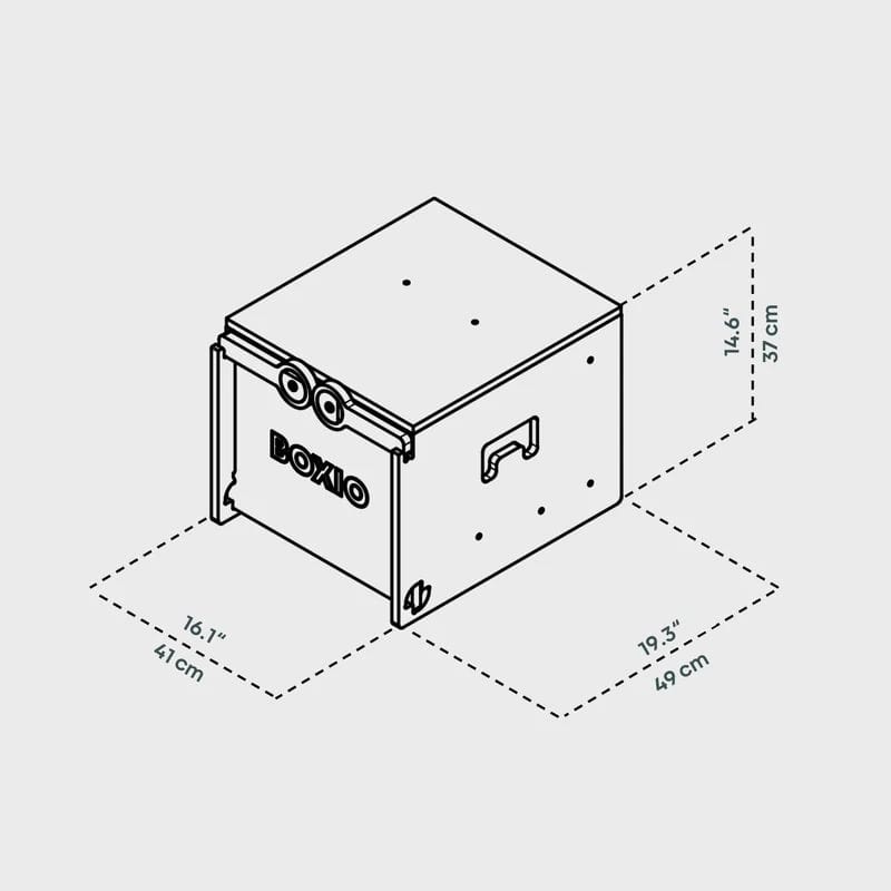 BOXIO - RACK Modulare Campingbox- Gr. S - BOX-RACK-BOX-S-10