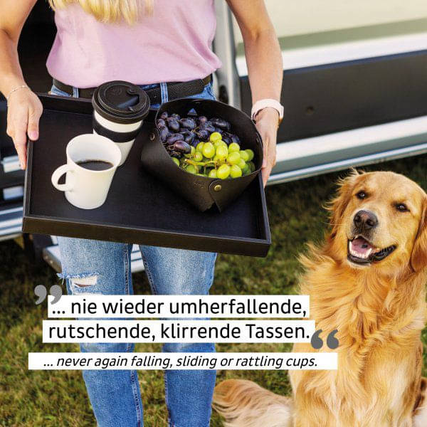 SILWY Porzellan Magnet Henkel Tassen inkl. Metall Nano Gel Pads BLACK S027-1402-2-B