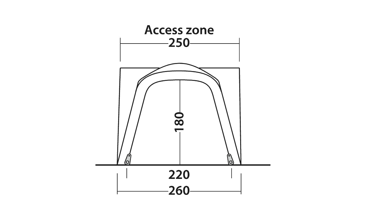 Outwell Busvorzelt Milestone Shade - 111100