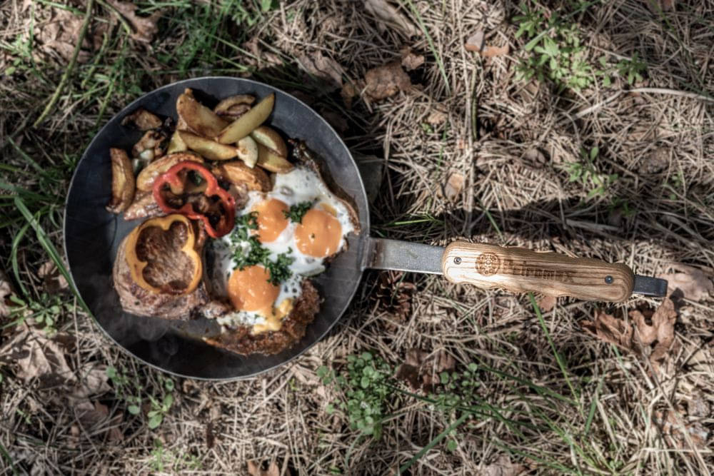 PETROMAX Holzgriff fuer schmiedeeiserne Pfannen handle-sp-w