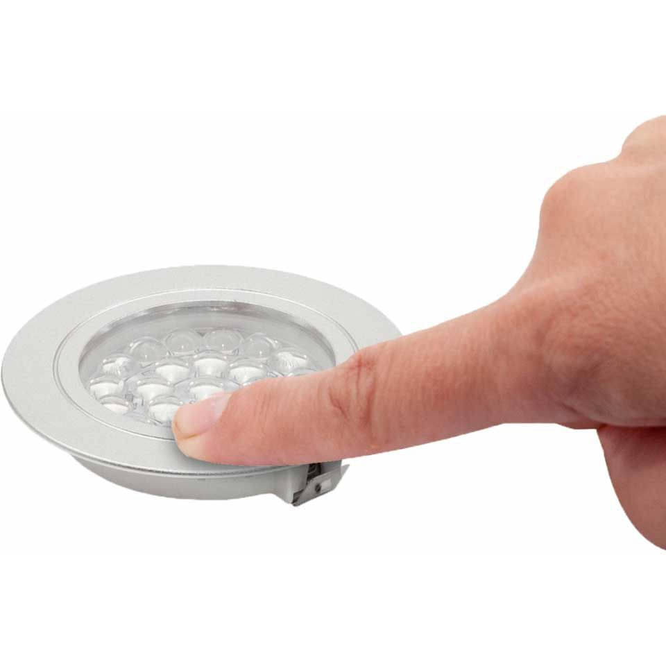 GROVE PRODUCTS Mini Touch LED Downlight corvus nickel 018079T