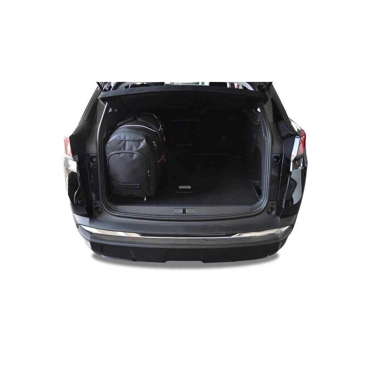 KJUST Kofferraum Taschen Set fuer PEUGEOT 3008 HYBRID PHEV ab Bj. 2019 4er-Set - 7032027