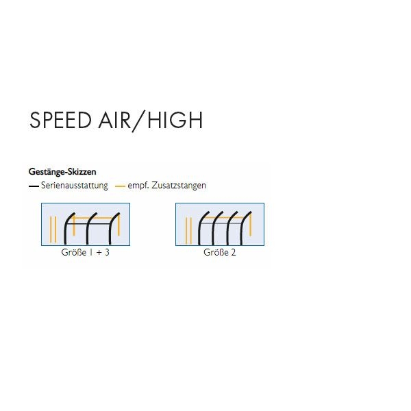 DWT aufblasbares Teilzelt SPEED AIR HIGH 260 x 240 cm Anbauhoehe 250 - 265 cm