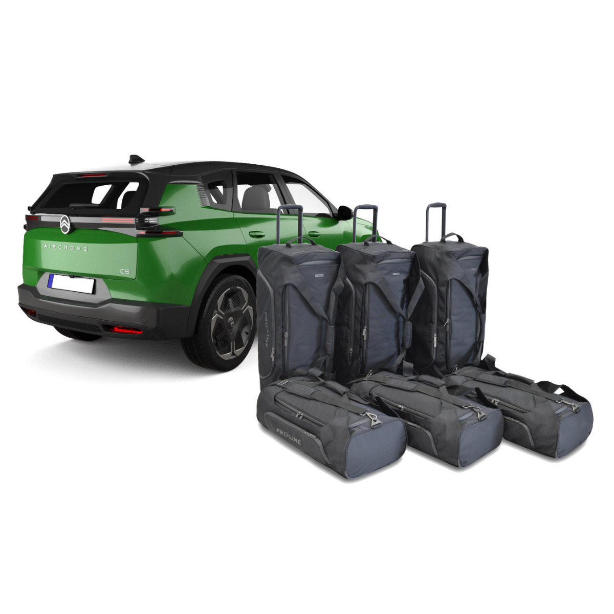 Car Bags Pro.Line C21801SP Citroen C5 Aircross Bj. 25- Reisetaschen Set Car Bags Pro-Line C21801SP Citroen C5 Aircross Bj- 25- Reisetaschen Set- Auf Ihr Auto massgeschneidert- Das Original