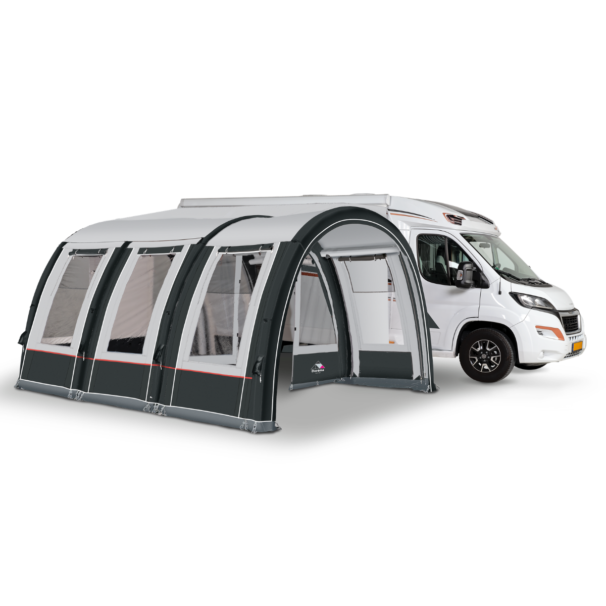 DOREMA Seitentunnel fuer aufblasbares Busvorzelt TRAVELLER AIR MODULAR- Anbauhoehe 210-240 cm - 13175