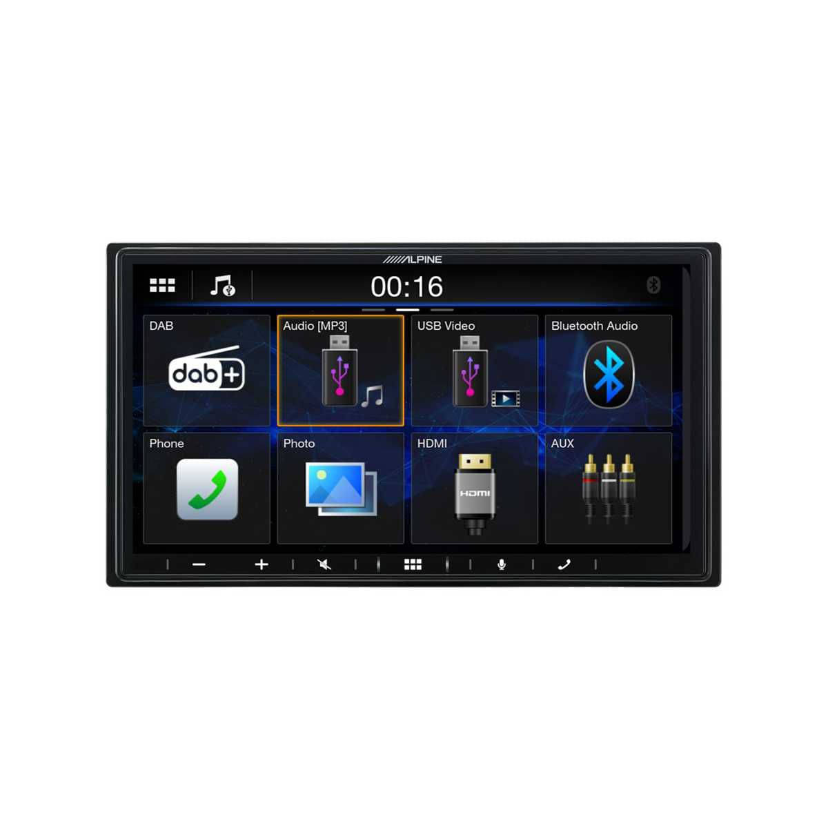 ALPINE 2-DIN-Digital-Media-Station iLX-W690D
