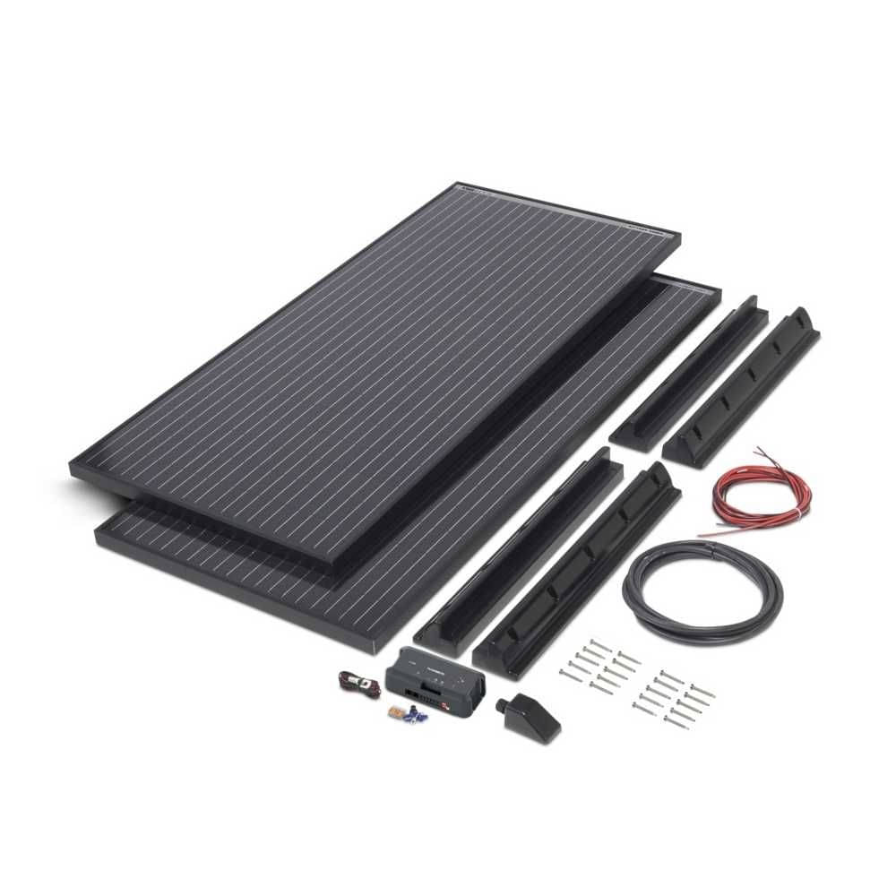 DOMETIC BÜTTNER Power Black Line Solar-Komplettanlage 2x200 Wp = 400 Wp DOMETIC BUeTTNER Power Black Line Solar-Komplettanlage 2x200 Wp = 400 Wp - 9620017460