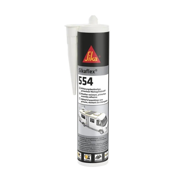 SIKA Montageklebstoff Sikaflex - 554 Schwarz 300 ml - 689669