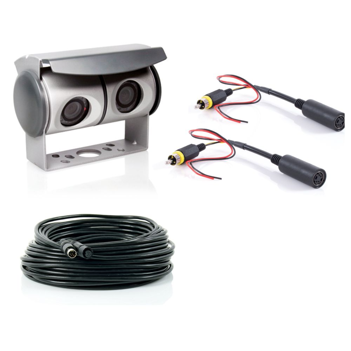 CARATEC Safety CS100TLA Twin-Kamera mit IR-Beamer und 20m Anschlussleitung - CS100TLA