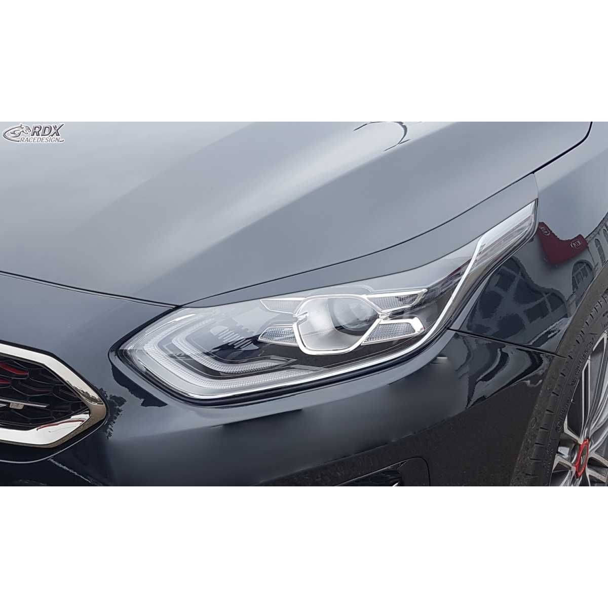 RDX Racedesign Scheinwerferblenden Boeser Blick fuer KIA Ceed CD - ProCeed CD ab Bj. 2018 - RDSB174