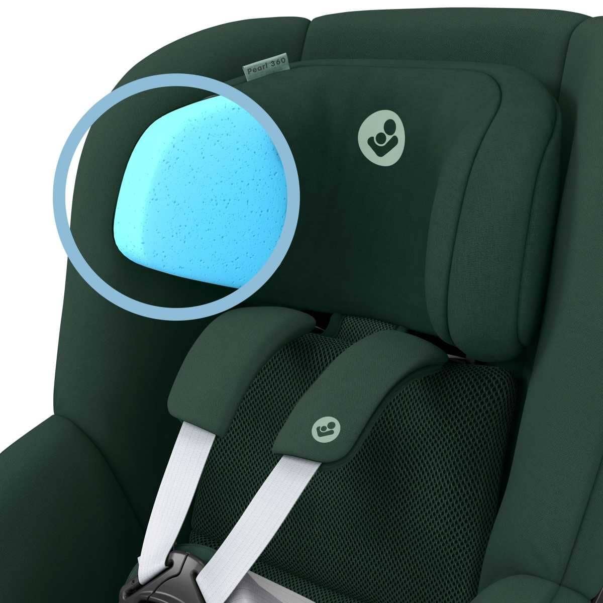 MAXI-COSI Kindersitz Babyschale PEARL 360 Authentic Green - 8045490110