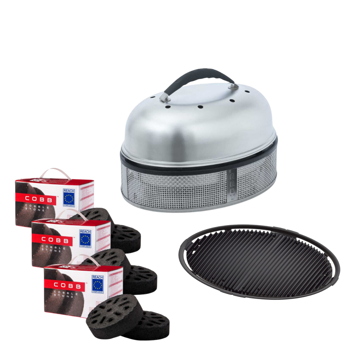 COBB Supreme Deluxe 2.0 und Griddle - und 3x Cobble Stone