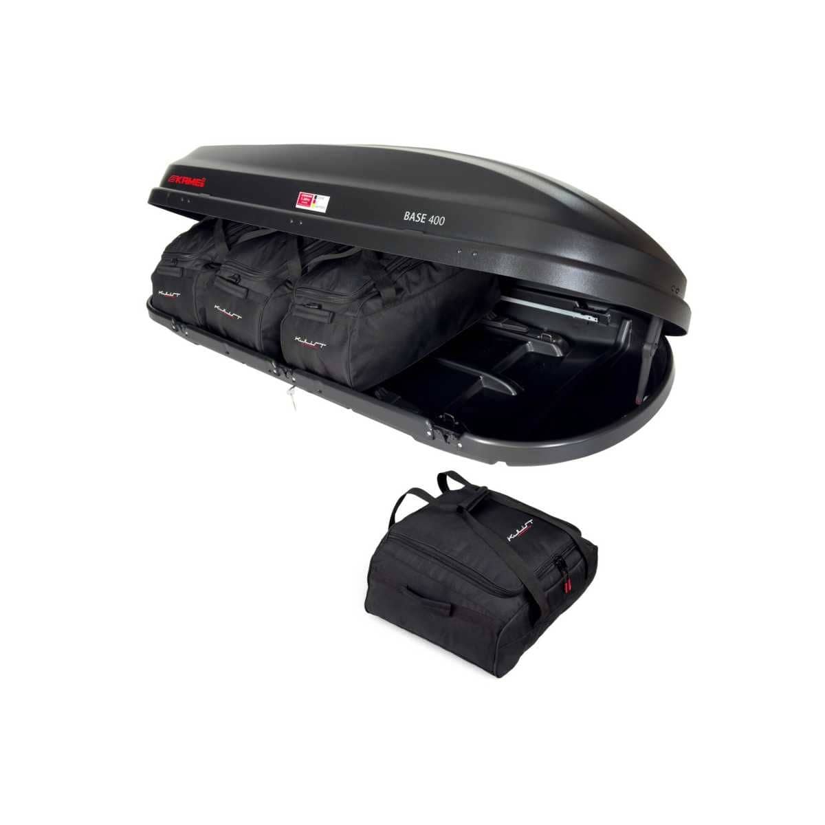 KJUST Dachboxen Taschen Set fuer Dachbox KAMEI BASE 400 4er-Set - 13130