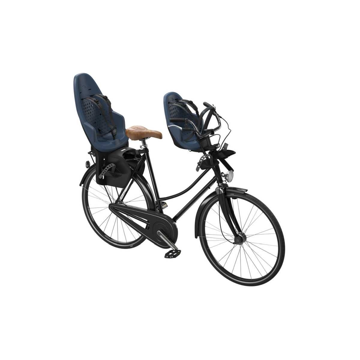 THULE Yepp 2 Maxi Fahrradkindersitz Gepaecktraeger Majolica Blue - 12021202