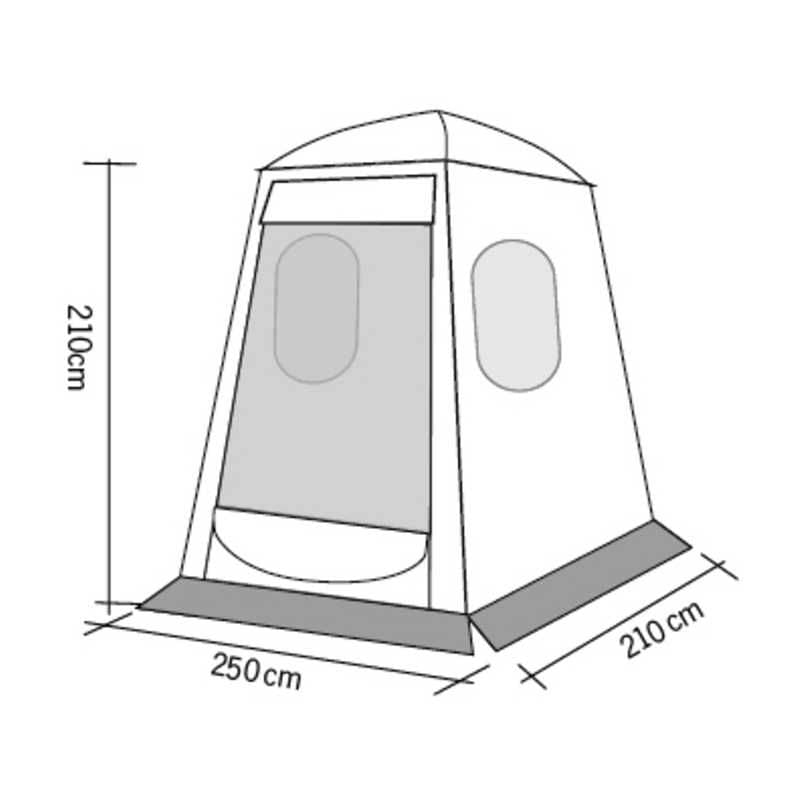 REIMO TENT Heckzelt UPGRADE DOME fuer VW T5 T6 T6.1 Ford V710 mit Hecktueren - 936292