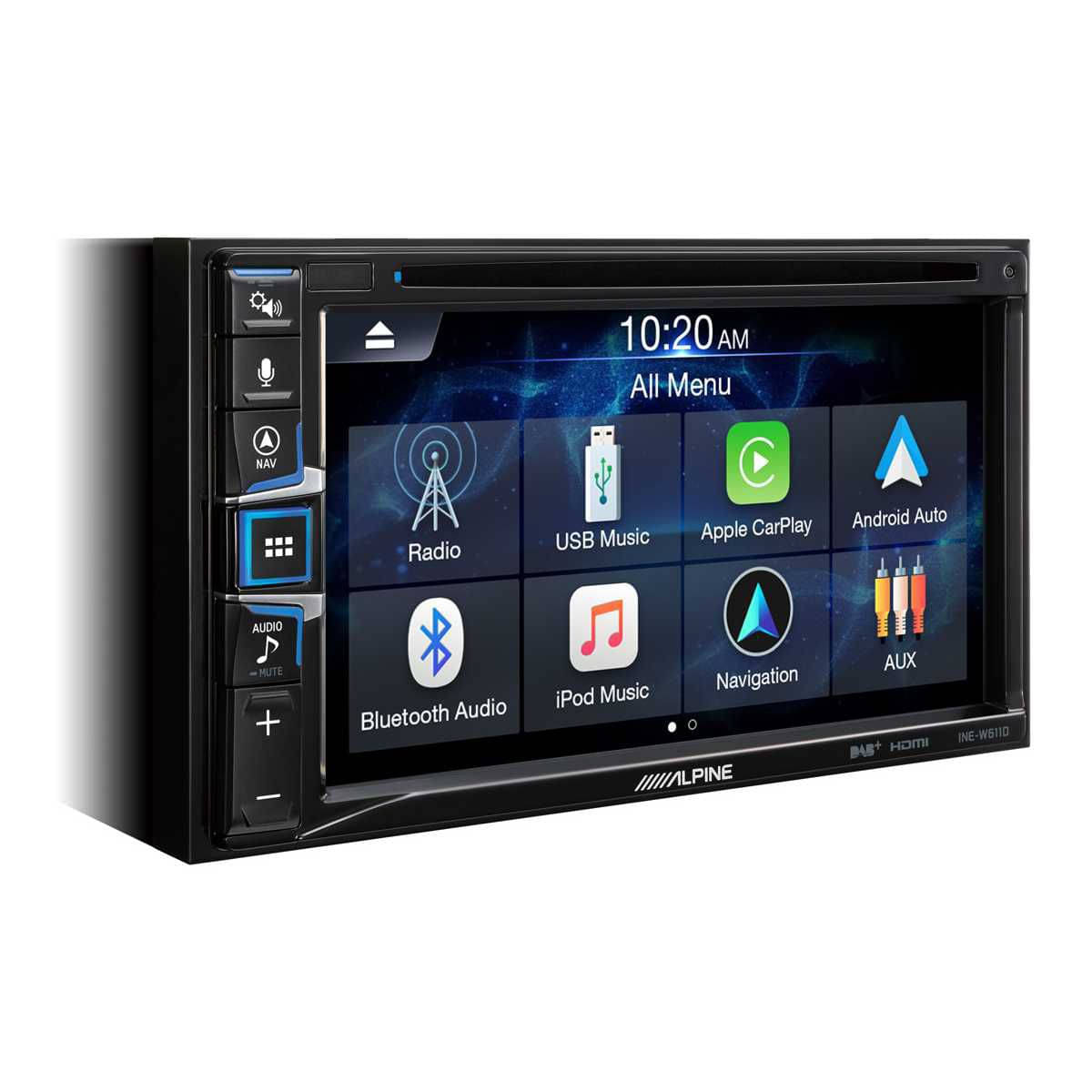 ALPINE 2-DIN-Navigationssystem INE-W611D