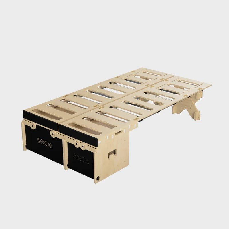 BOXIO - RACK Modulare Campingbox inkl. Bett