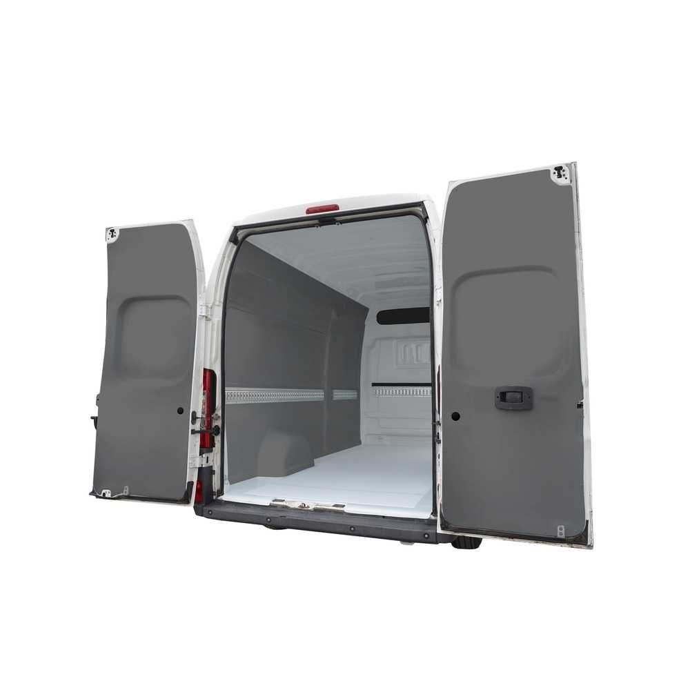 REIMO Seitenverkleidung Cover Plus Ford Custom kurzer Radstand ab Bj- 13- linke Seite- Grau- 2-tlg. - 400277