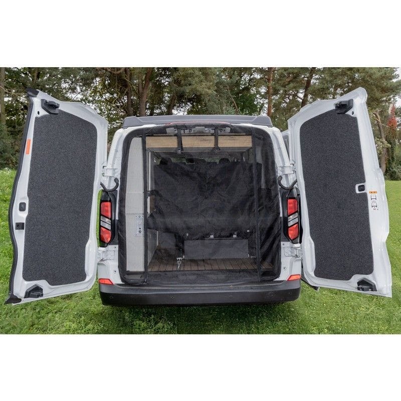 CARBEST Premium muggennet voor de achterklep Ford Tourneo/Transit Custom V710 vanaf bouwjaar 2023/ VW T7 Transporter vanaf bouwjaar 2025 Moskitonetz CARBEST Premium Hecktuer Ford Tourneo-Transit Custom V710 ab Bj- 2023- VW T7 Transporter ab Bj. 2025 461416