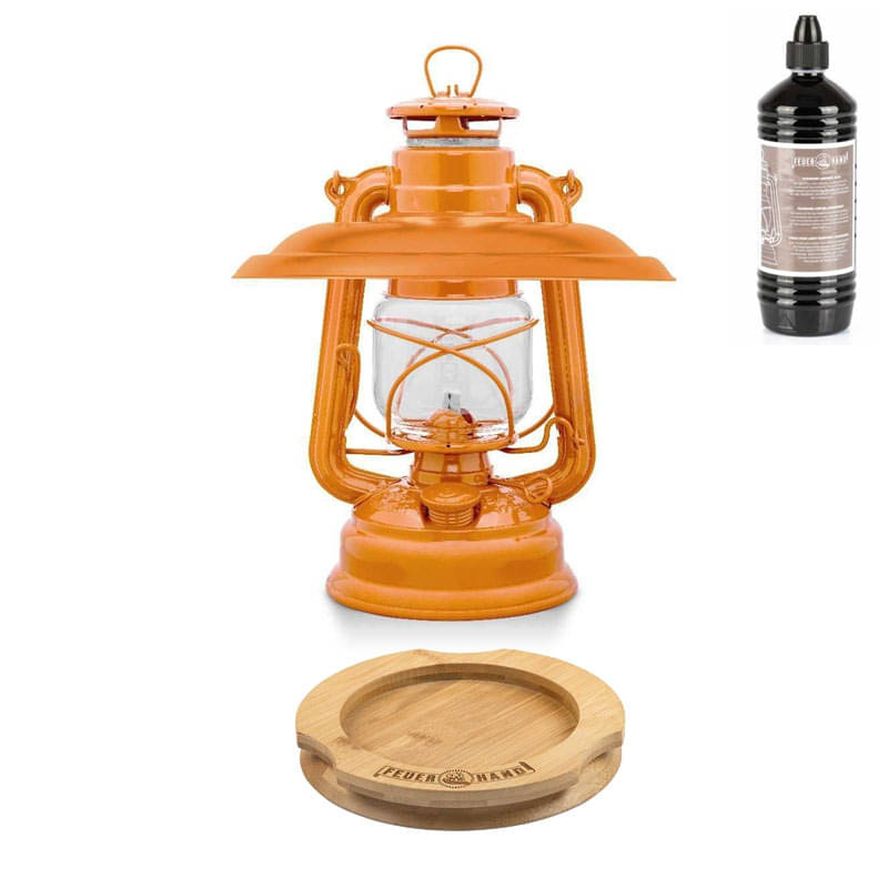 FEUERHAND Sturmlaterne 276 Pastel Orange Komplett-Set 3.0 FEUERHAND Sturmlaterne 276 Pastel Orange Komplett-Set 3.0